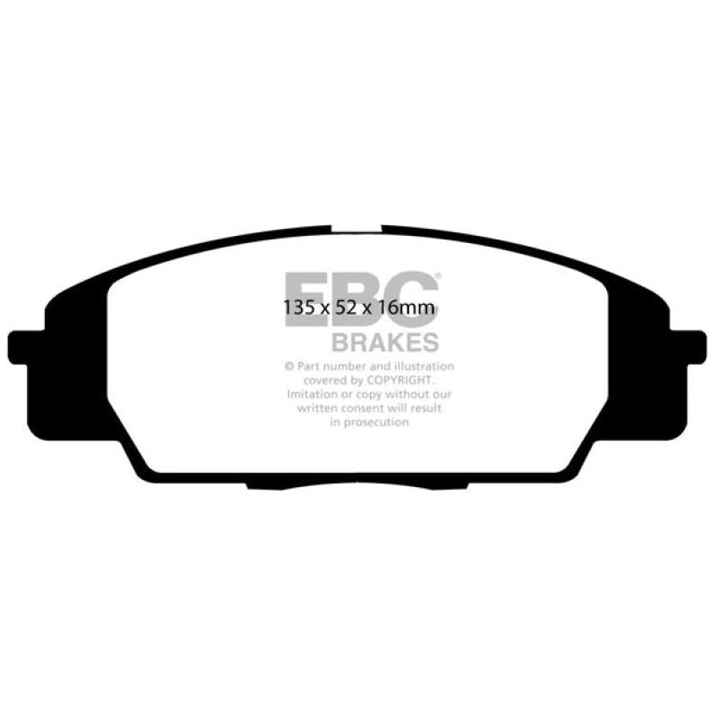 EBC 07-11 Acura CSX (Canada) 2.0 Type S Redstuff Front Brake Pads-Brake Pads - Performance-EBC-EBCDP31254C-SMINKpower Performance Parts