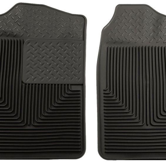 Husky Liners 88-98 Chevy/GMC C/K Series Truck/73-93 Dodge Ram Heavy Duty Black Front Floor Mats-Floor Mats - Rubber-Husky Liners-HSL51011-SMINKpower Performance Parts