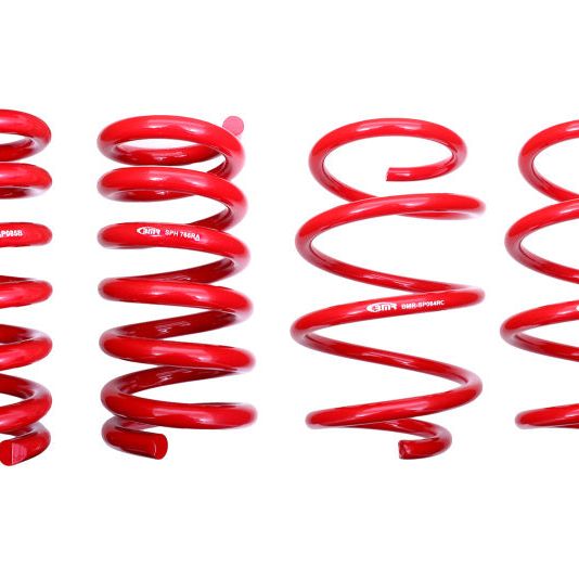 BMR 15-18 S550 Mustang Lowering Spring Kit (Set Of 4) - Red-Lowering Springs-BMR Suspension-BMRSPH765R-SMINKpower Performance Parts