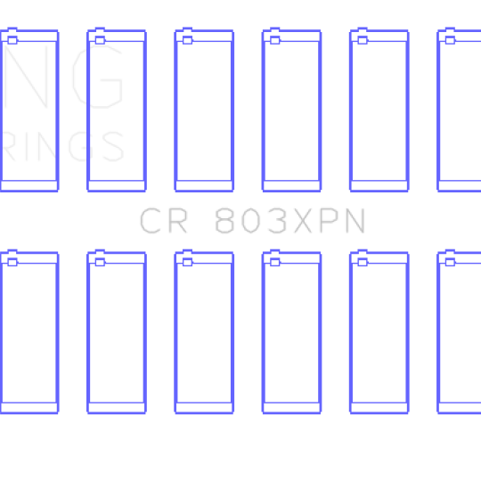 King 55-67 Ford 265/283/302/327 V8 (Size STD) Performance Rod Bearing Set - SMINKpower Performance Parts KINGCR803XPN King Engine Bearings