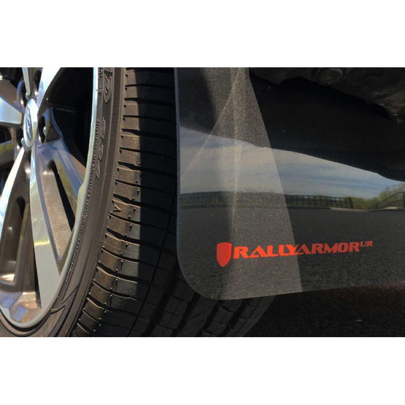 Rally Armor 17-22 Subaru Impreza Black UR Mud Flap w/ Grey Logo-Mud Flaps-Rally Armor-RALMF45-UR-BLK/GRY-SMINKpower Performance Parts