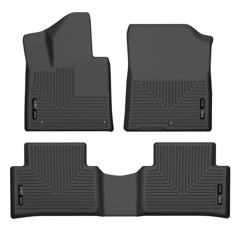 Husky Liners 21-22 Kia Sorento WeatherBeater Front & 2nd Seat Floor Liners - Black - SMINKpower Performance Parts HSL95841 Husky Liners