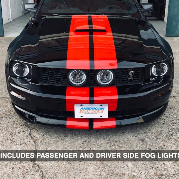 Raxiom 05-12 Ford Mustang GT LED Halo Fog Lights (Smoked) - SMINKpower Performance Parts RAX49134 Raxiom