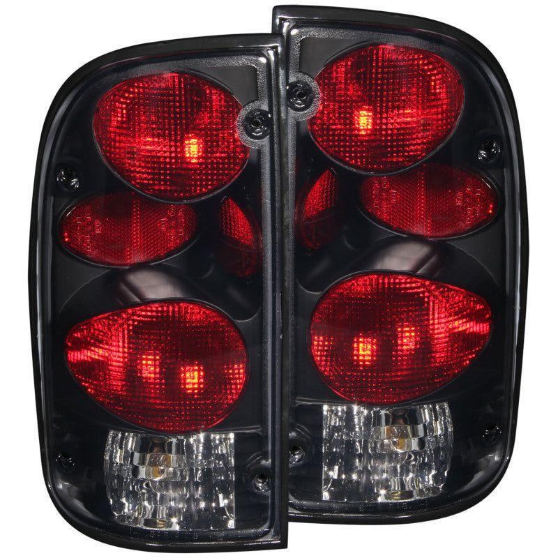 ANZO 1995-2000 Toyota Tacoma Taillights Dark Smoke G2-Tail Lights-ANZO-ANZ211180-SMINKpower Performance Parts