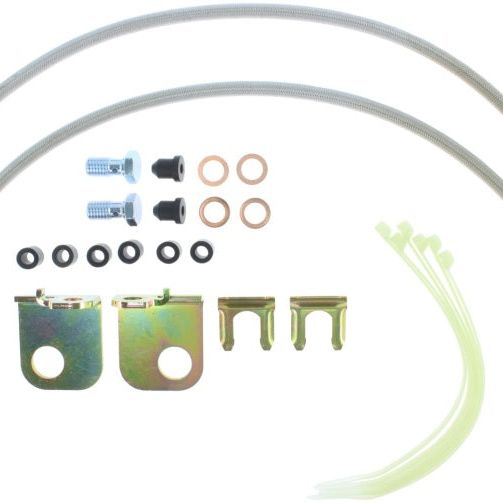 StopTech 00-02 Jaguar S Type Stainless Steel Front Brake Lines-Brake Line Kits-Stoptech-STO950.61006-SMINKpower Performance Parts