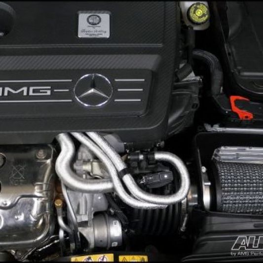 AMS Performance 14-18 Mercedes-Benz CLA 45 AMG 2.0T Alpha Intake System w/Carbon Fiber Duct & Lid - SMINKpower Performance Parts AMSALP.19.08.0004-1 AMS