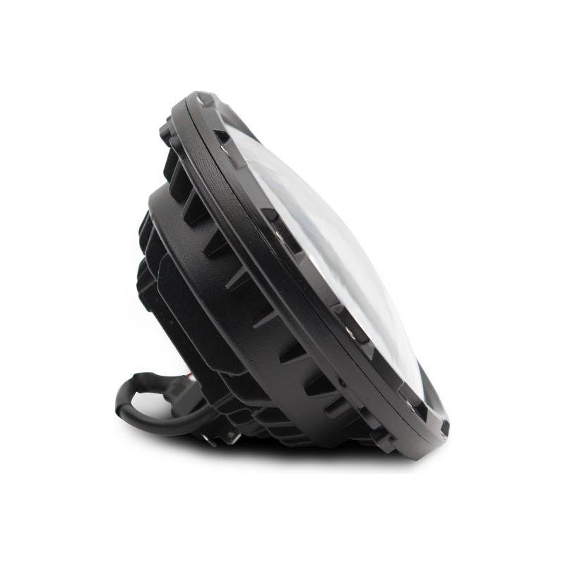 Raxiom 97-18 Jeep Wrangler TJ/JK Axial Spider LED Headlight w/ Amber DRL- Chrome Hsng (Clear Lens) - SMINKpower Performance Parts RAXJ108047 Raxiom