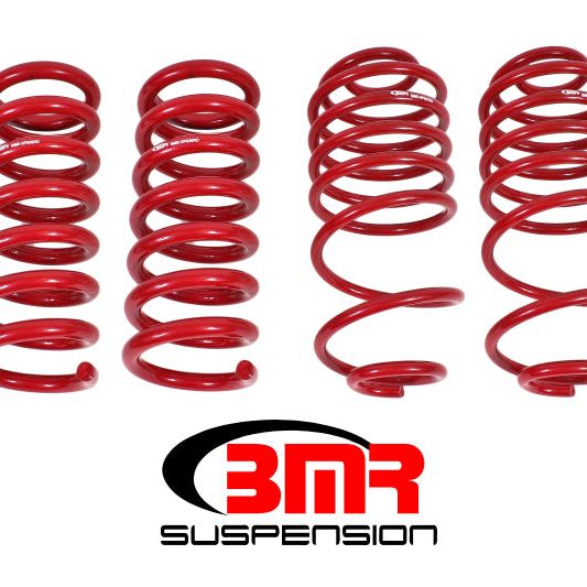 BMR 78-87 G-Body Lowering Spring Kit (Set Of 4) - Red-Lowering Springs-BMR Suspension-BMRSP035R-SMINKpower Performance Parts