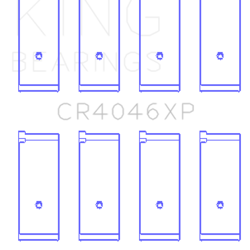King Acura D16A1 (Size STD) Performance Rod Bearing Set-Bearings-King Engine Bearings-KINGCR4046XP-SMINKpower Performance Parts