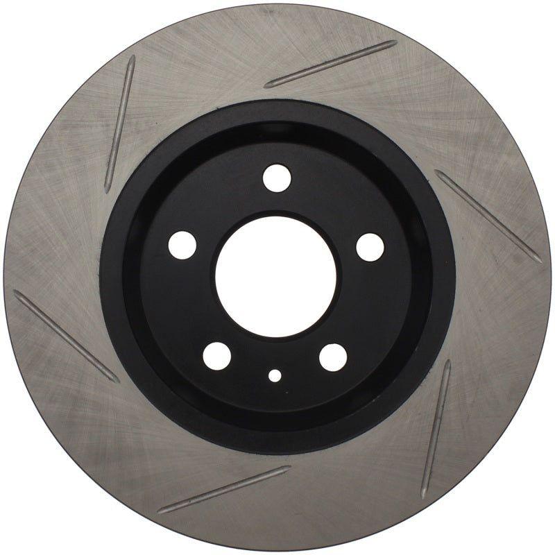 StopTech Power Slot 09-10 Audi A4/A4 Quattro / 08-10 A5 / 10 S4 Rear Right Slotted Rotor-Brake Rotors - Slotted-Stoptech-STO126.33127SR-SMINKpower Performance Parts