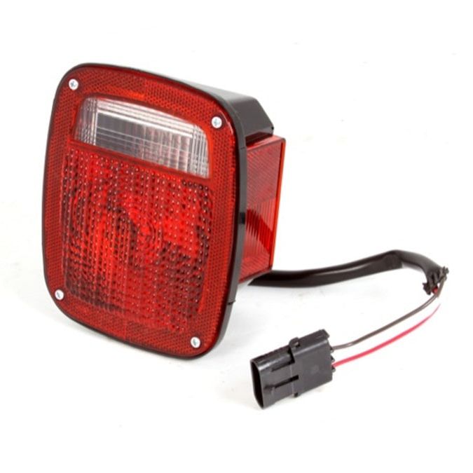 Omix Tail Light Black Housing RH 87-90 Jeep Wrangler - SMINKpower Performance Parts OMI12403.12 OMIX