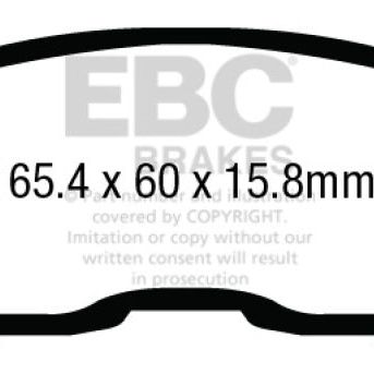 EBC 13+ Nissan Altima 2.5 (L33) Sedan Greenstuff Front Brake Pads-Brake Pads - Performance-EBC-EBCDP23011-SMINKpower Performance Parts