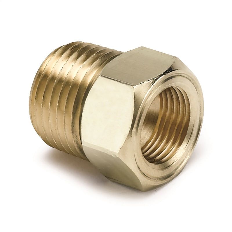 Autometer 1/2 inch NPT Male Brass for Mechanical Temp. Gauge Adapter - autometer-1-2-inch-npt-male-brass-for-mechanical-temp-gauge-adapter