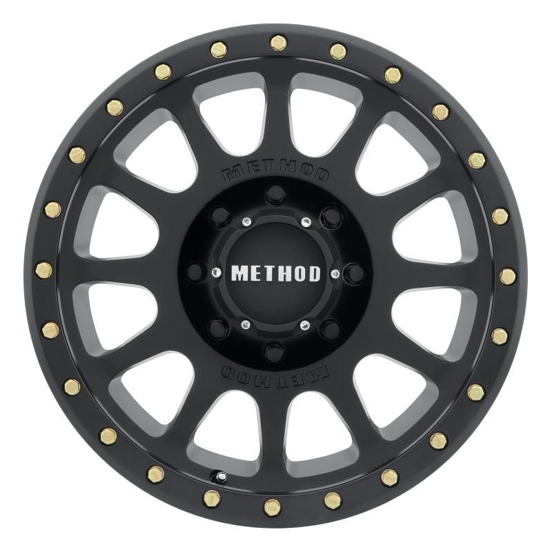 Method MR305 NV 20x10 -18mm Offset 8x180 130.81mm CB Matte Black Wheel - SMINKpower Performance Parts MRWMR30521088518N Method Wheels