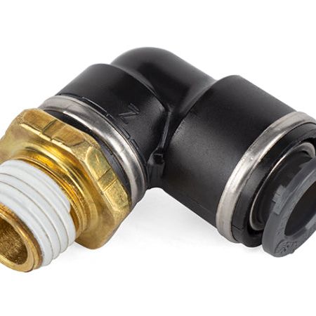 Air Lift Elbow- Male 1/4in Npt X 3/8in Tube-Fittings-Air Lift-ALF21851-SMINKpower Performance Parts