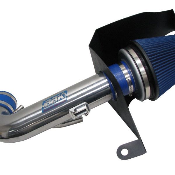 BBK 11-14 Mustang 5.0 GT Boss 302 Cold Air Intake Kit - Chrome Finish - SMINKpower Performance Parts BBK1768 BBK