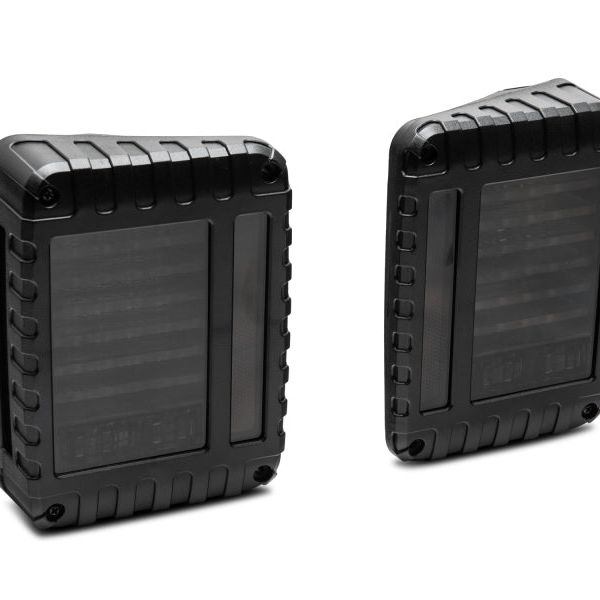 Raxiom 07-18 Jeep Wrangler JK LED Tail Lights- Black Housing (Smoked Lens) - SMINKpower Performance Parts RAXJ115435 Raxiom