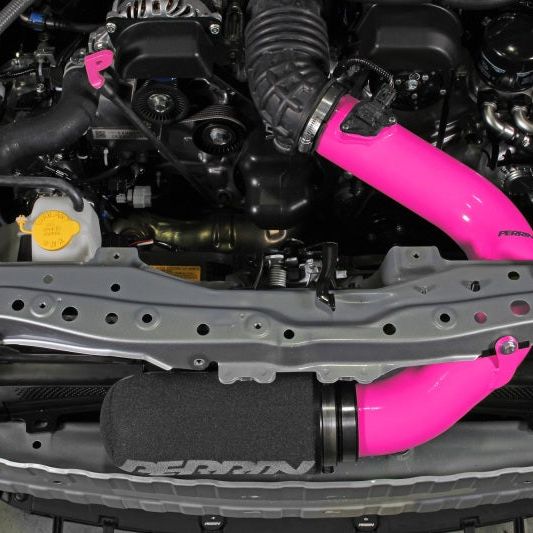 Perrin 22-23 Subaru BRZ/GR86 Cold Air Intake - Hyper Pink - SMINKpower Performance Parts PERPSP-INT-335HP Perrin Performance