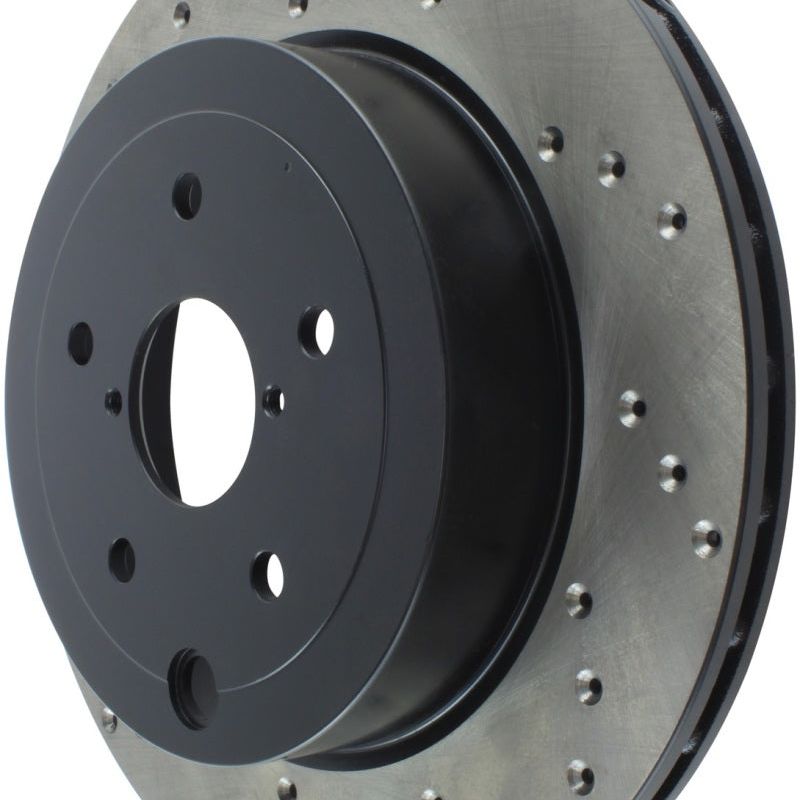 StopTech Drilled Sport Brake Rotor-Brake Rotors - Drilled-Stoptech-STO128.47030R-SMINKpower Performance Parts