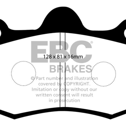 EBC 11+ Mclaren MP4-12C 3.8 Twin Turbo Bluestuff Rear Brake Pads-Brake Pads - Racing-EBC-EBCDP5036NDX-SMINKpower Performance Parts