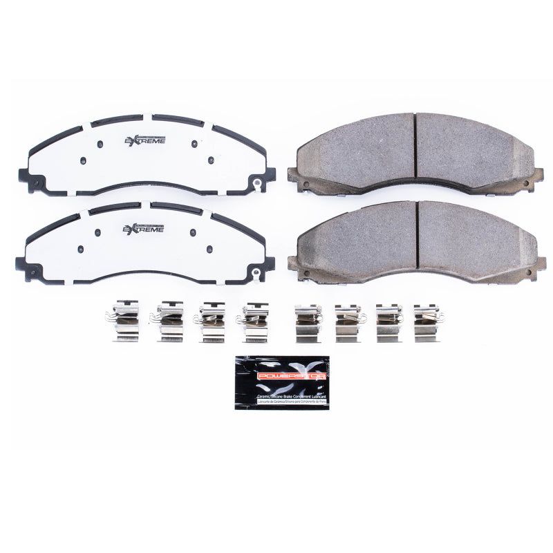 Power Stop 17-19 Ford F-450 Super Duty Front Z36 Truck & Tow Brake Pads w/Hardware - SMINKpower Performance Parts PSBZ36-2018 PowerStop