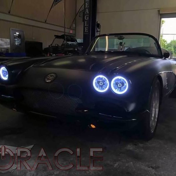 Oracle Pre-Installed Lights 5.75 IN. Sealed Beam - White Halo - SMINKpower Performance Parts ORL6904-001 ORACLE Lighting