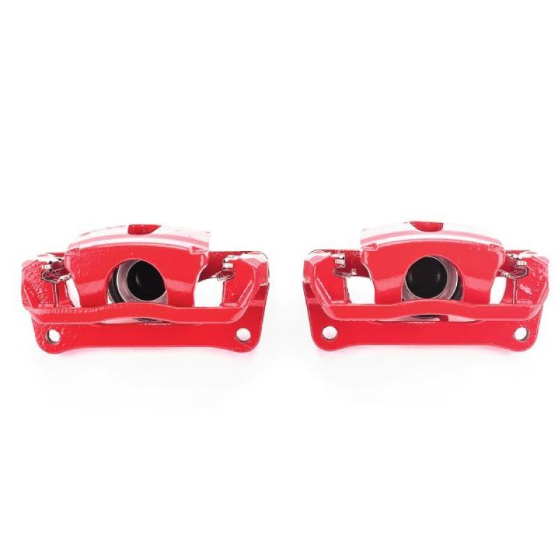 Power Stop 12-17 Ford F-150 Rear Red Calipers w/Brackets - Pair-Brake Calipers - Perf-PowerStop-PSBS5396-SMINKpower Performance Parts