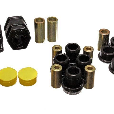 Energy Suspension 99-00 Honda Civic Si Black Front Control Arm Bushing Set-Bushing Kits-Energy Suspension-ENG16.3115G-SMINKpower Performance Parts