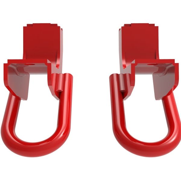 aFe Front Tow Hook Red 2022 Toyota Tundra 3.5L V6 - SMINKpower Performance Parts AFE450-72T001-R aFe