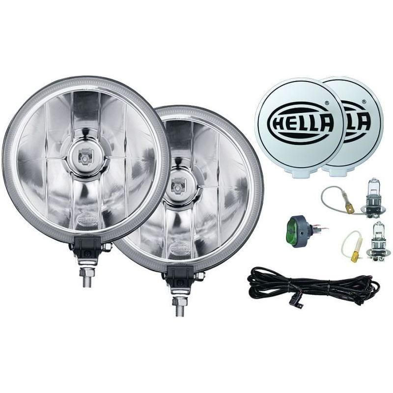 Hella 700FF H3 12V/55W Halogen Driving Lamp Kit - SMINKpower Performance Parts HELLA010032801 Hella