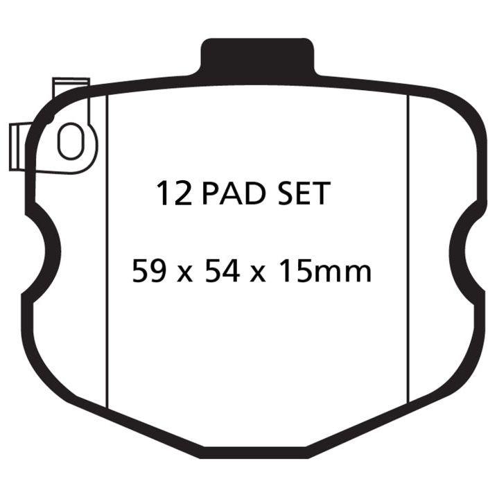 EBC 10-13 Chevrolet Corvette (C6) 6.2 Grand Sport Redstuff Front Brake Pads-Brake Pads - Performance-EBC-EBCDP31771/3C-SMINKpower Performance Parts