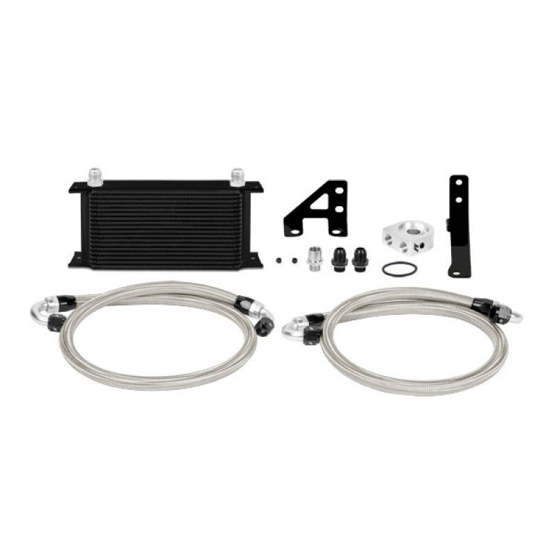 Mishimoto 15 Subaru STI Oil Cooler Kit - Silver-Oil Coolers-Mishimoto-MISMMOC-STI-15-SMINKpower Performance Parts