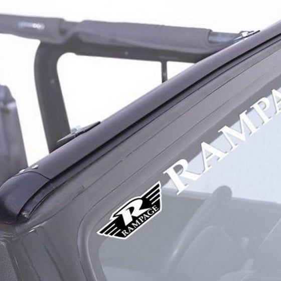 Rampage 1976-1983 Jeep CJ5 Windshield Channel - Black-Soft Tops-Rampage-RAM901001-SMINKpower Performance Parts
