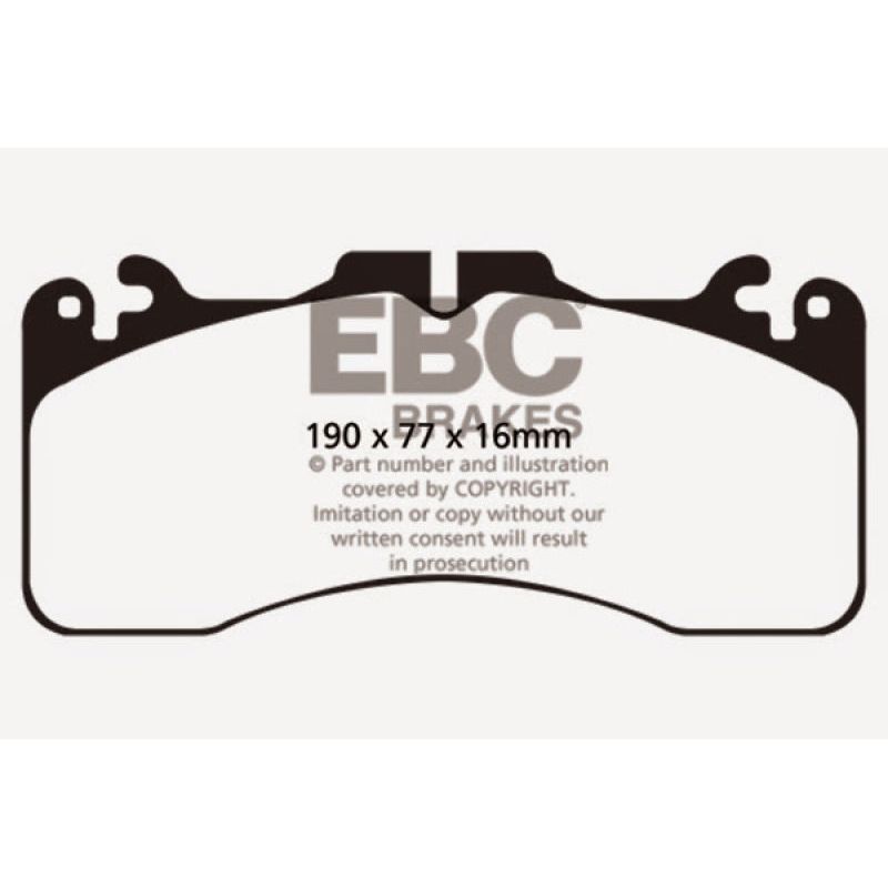 EBC 09+ Lexus LS460 4.6 Sport Redstuff Front Brake Pads-Brake Pads - Performance-EBC-EBCDP31867C-SMINKpower Performance Parts