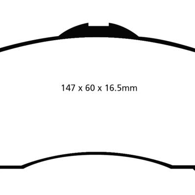 EBC 08-11 Chrysler Town & Country 3.3 Ultimax2 Front Brake Pads-Brake Pads - OE-EBC-EBCUD1273-SMINKpower Performance Parts
