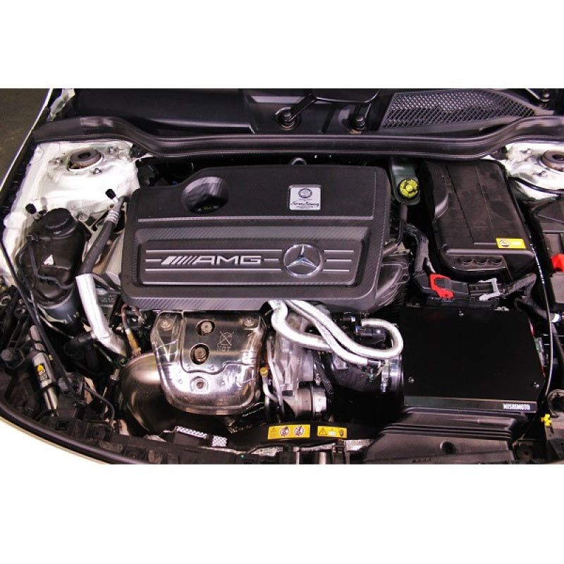 Mishimoto 14+ Mercedes-Benz Performance Race Intake Kit - Black-Cold Air Intakes-Mishimoto-MISMMAI-CLA45-14BK-SMINKpower Performance Parts