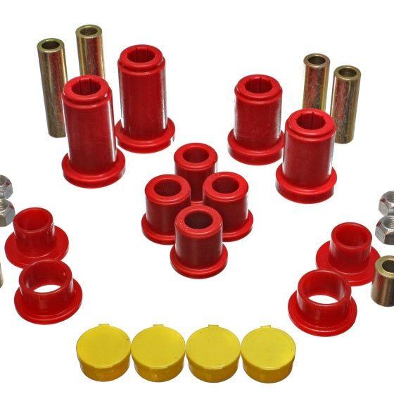 Energy Suspension 99-07 General Motors (Various) Red Front End Control Arm Bushing Set-Bushing Kits-Energy Suspension-ENG3.3190R-SMINKpower Performance Parts