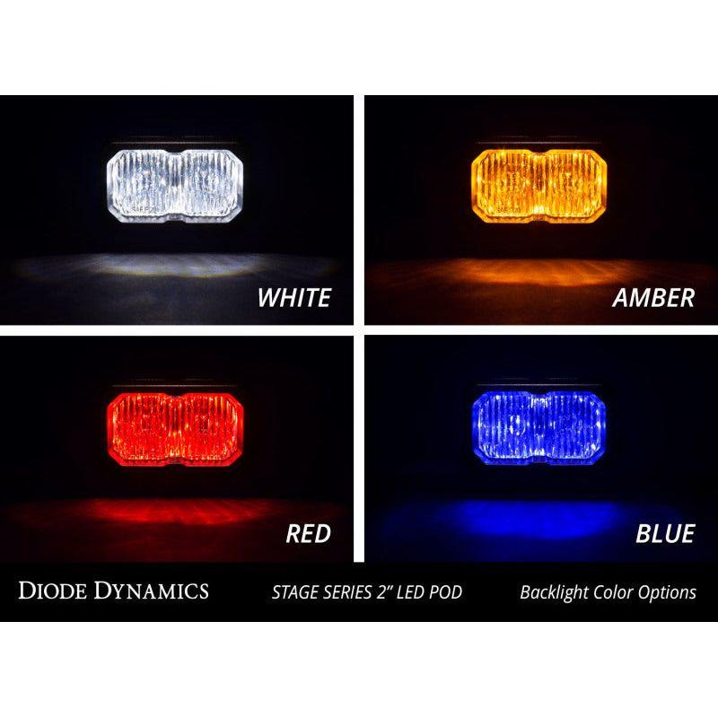 Diode Dynamics Stage Series 2 In LED Pod Sport - White Combo Standard ABL (Pair) - SMINKpower Performance Parts DIODD6388P Diode Dynamics