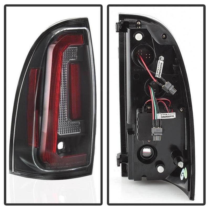 Spyder 05-15 Toyota Tacoma LED Tail Lights (Not Compatible w/OEM LEDS) - Black ALT-YD-TT05V2-LB-BK - SMINKpower Performance Parts SPY5085467 SPYDER