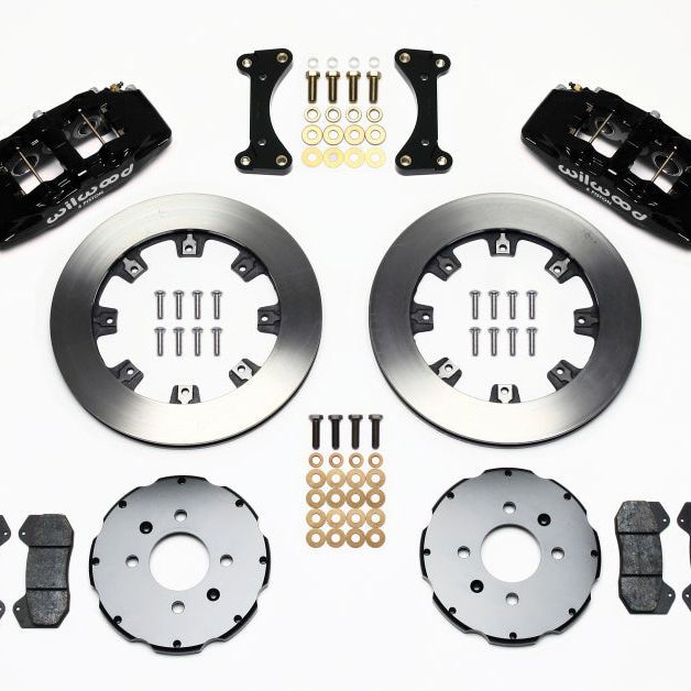 Wilwood Dynapro 6 Front Hat Kit 12.19in 94-01 Honda/Acura w/262mm Disc - SMINKpower Performance Parts WIL140-10735 Wilwood