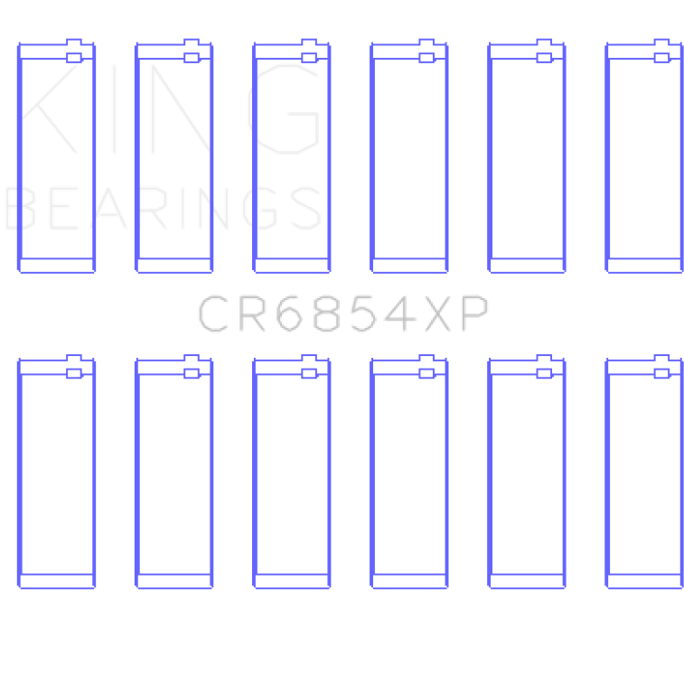 King BMW 95 M3 S50830 (Size STD) Performance Rod Bearing Set-Bearings-King Engine Bearings-KINGCR6854XP-SMINKpower Performance Parts