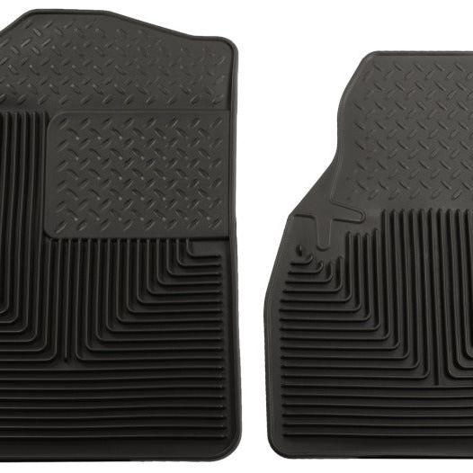 Husky Liners 94-01 Dodge Ram 1500/2500/3500/80-96 Ford Bronco Heavy Duty Black Front Floor Mats-Floor Mats - Rubber-Husky Liners-HSL51041-SMINKpower Performance Parts