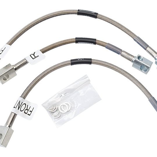 Russell Performance 94-95 Ford Mustang GT (Front & Rear Center Hose) Brake Line Kit - SMINKpower Performance Parts RUS693020 Russell