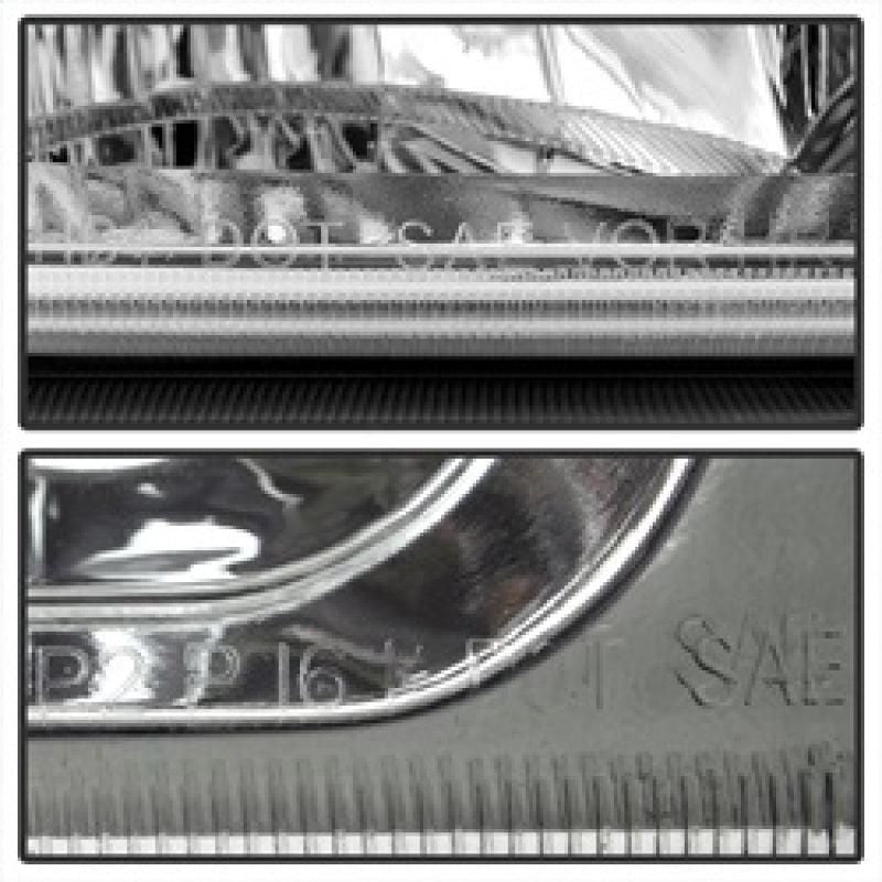 Xtune Chevy Silverado 2500HD 03-06 Crystal Headlights w/ Bumper Lights Chrome HD-JH-CSIL03-AM-C-SET - SMINKpower Performance Parts SPY5064912 SPYDER
