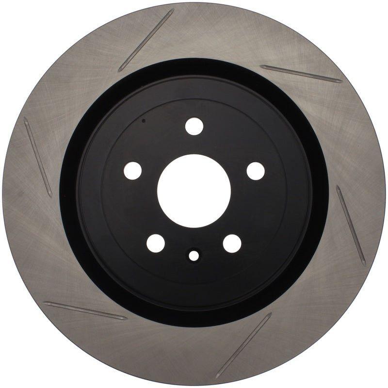 StopTech Power Slot 10 Camaro SS 8cyl Rear Right Slotted Rotor-Brake Rotors - Slotted-Stoptech-STO126.62119SR-SMINKpower Performance Parts