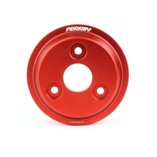 Perrin 15-21 Subaru WRX Lightweight Water Pump Pulley - Red - SMINKpower Performance Parts PERPSP-ENG-111RD Perrin Performance