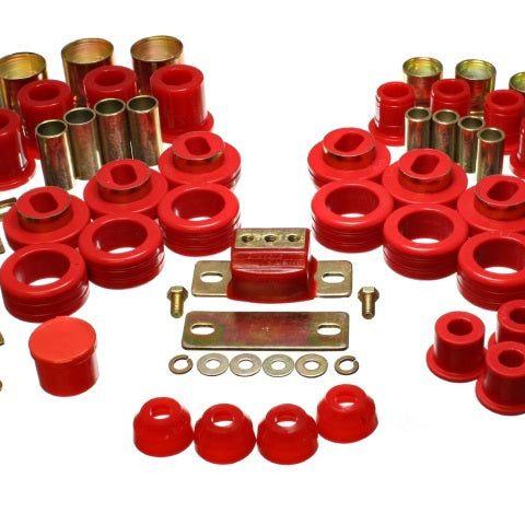 Energy Suspension 81-87 Chevy/GMC 2WD 1/2 Ton PickUp Red Hyper-flex Master Bushing Set-Bushing Kits-Energy Suspension-ENG3.18108R-SMINKpower Performance Parts