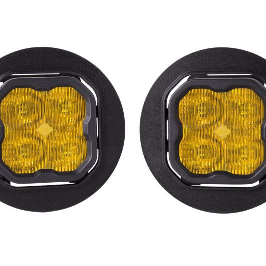 Diode Dynamics SS3 Type OB LED Fog Light Kit Pro - Yellow SAE Fog - SMINKpower Performance Parts DIODD6640 Diode Dynamics