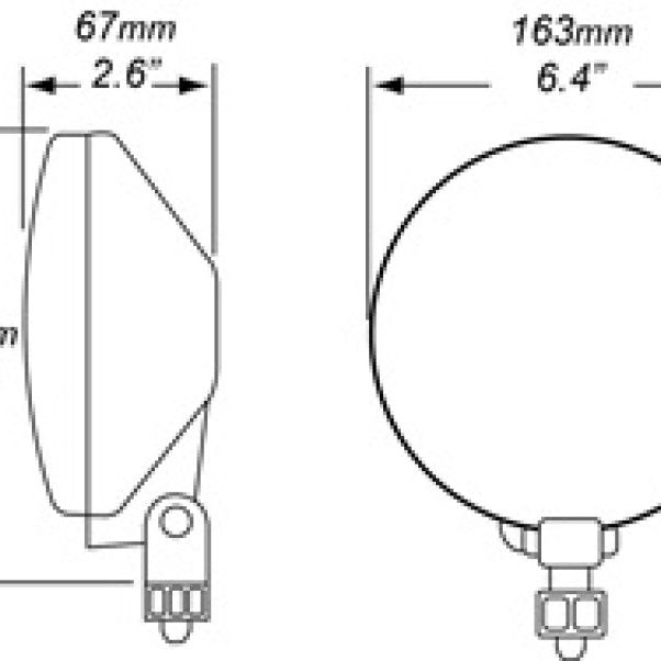 Hella 500 Series 12V H3 Fog Lamp Kit-Fog Lights-Hella-HELLA005750971-SMINKpower Performance Parts