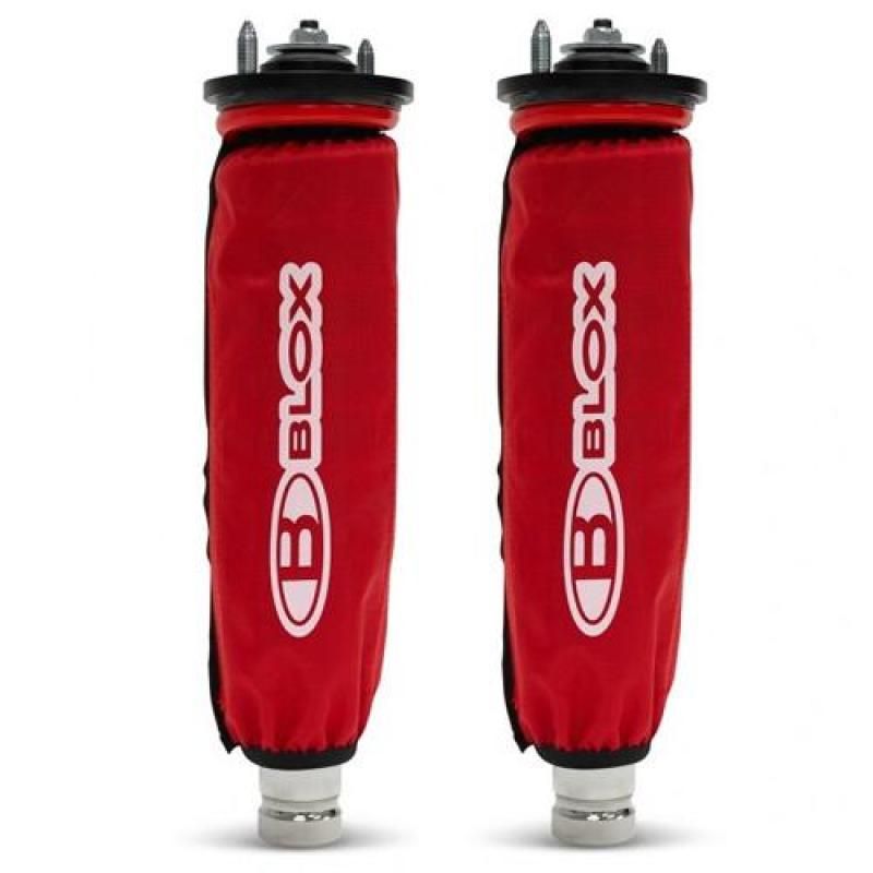 BLOX Racing Coilover Covers - Red (Pair)-Coilover Components-BLOX Racing-BLOBXSS-00100-CCR-SMINKpower Performance Parts